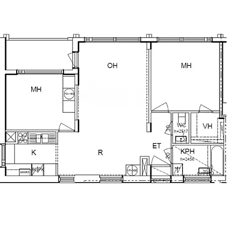 2 Bedroom With Free Parking And Airconditioning Kuopio